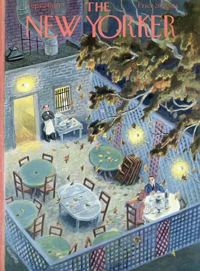 Tibor Gergely The New Yorker 1949_09_24 Copyright | The New Yorker Graphic Art Covers 1946-1970