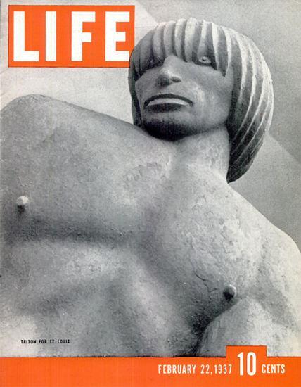 Triton for St Louis 22 Feb 1937 Copyright Life Magazine | Life Magazine BW Photo Covers 1936-1970