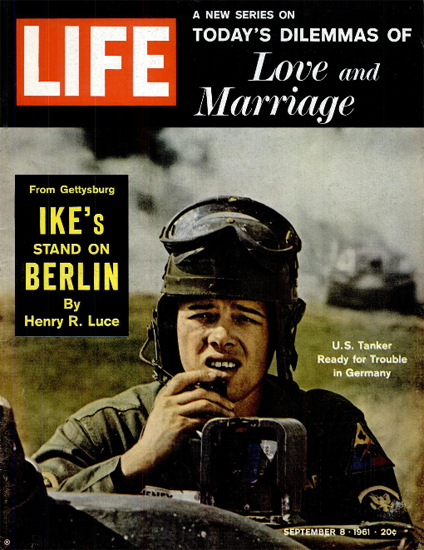 US Tanker for Germany Trouble 8 Sep 1961 Copyright Life Magazine | Life Magazine Color Photo Covers 1937-1970