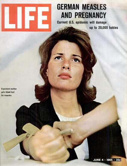 US epidemic damage 20000 Babies 4 Jun 1965 Copyright Life Magazine | Life Magazine Color Photo Covers 1937-1970