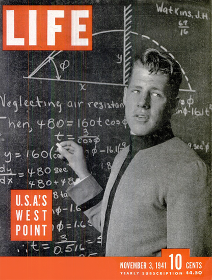 USA West Point 3 Nov 1941 Copyright Life Magazine | Life Magazine BW Photo Covers 1936-1970