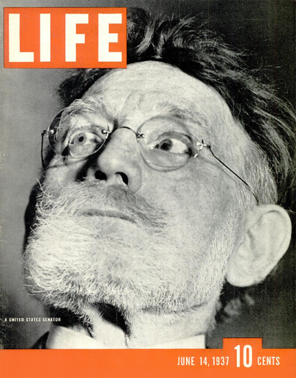 United States Senator 14 Jun 1937 Copyright Life Magazine | Life Magazine BW Photo Covers 1936-1970