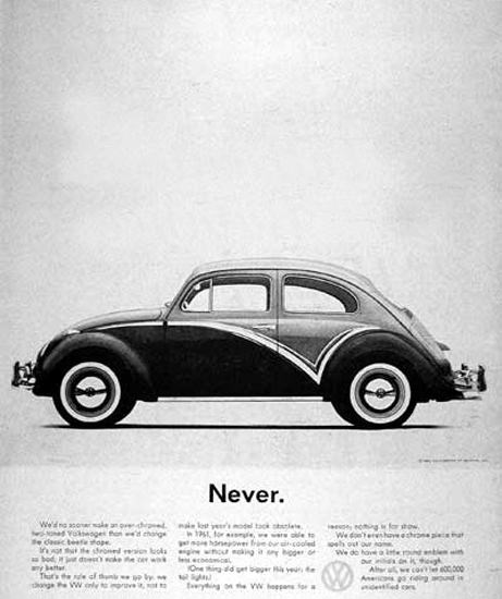 VW Volkswagen 1962 Beetle Never | Vintage Cars 1891-1970