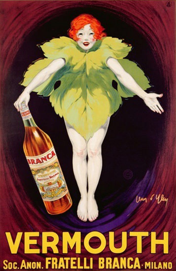 Vermouth Fratelli Branca Milano 1922 | Vintage Ad and Cover Art 1891-1970