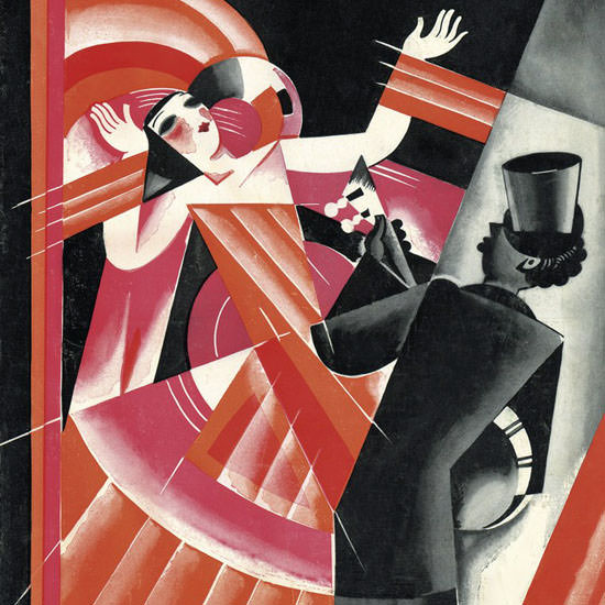 Victor Bobritsky The New Yorker 1926_02_06 Copyright crop | Best of Vintage Cover Art 1900-1970