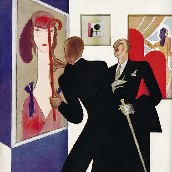 Victor Bobritsky The New Yorker 1930_11_29 Copyright crop | Best of 1930s Ad and Cover Art