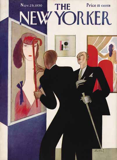 Victor Bobritsky The New Yorker 1930_11_29 Copyright | The New Yorker Graphic Art Covers 1925-1945