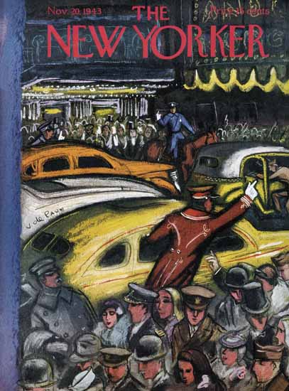 Victor De Pauw The New Yorker 1943_11_20 Copyright | The New Yorker Graphic Art Covers 1925-1945