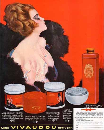 Vivadou Cosmetics Ad Paris New York Sex Appeal | Sex Appeal Vintage Ads and Covers 1891-1970