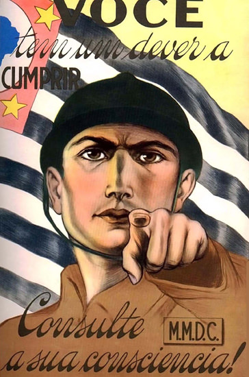 Voce Cumprir Brazil Brasil Vote | Vintage War Propaganda Posters 1891-1970