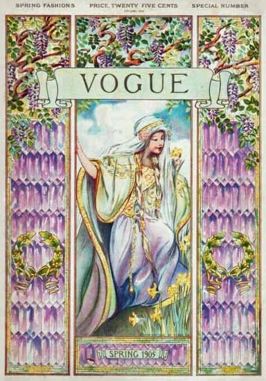 Vogue 1905-04-13 Copyright | Vogue Magazine Graphic Art Covers 1902-1958