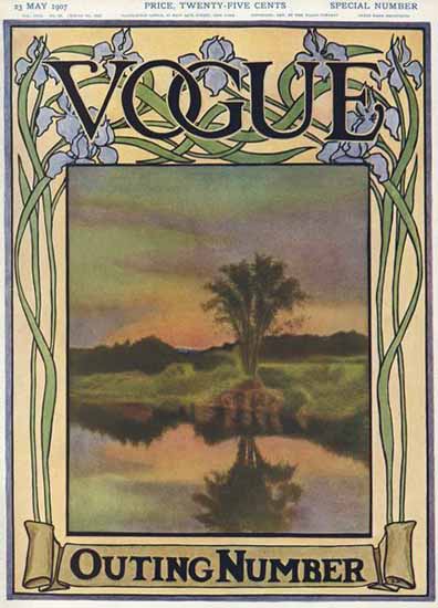 Vogue 1907-05-23 Copyright | Vogue Magazine Graphic Art Covers 1902-1958