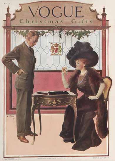 Vogue 1909-12-04 Copyright | Vogue Magazine Graphic Art Covers 1902-1958