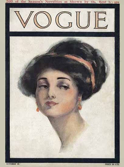 Vogue 1910-10-15 Copyright | Vogue Magazine Graphic Art Covers 1902-1958