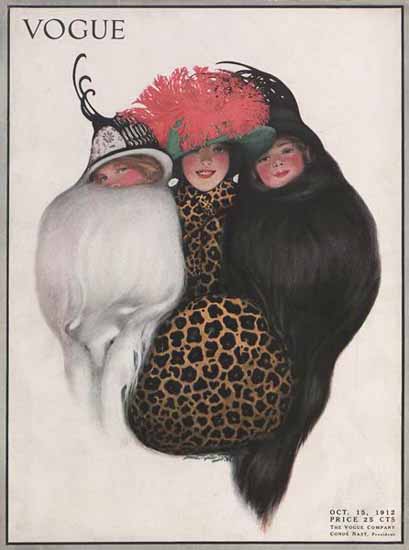 Vogue 1912-10-15 Copyright | Vogue Magazine Graphic Art Covers 1902-1958