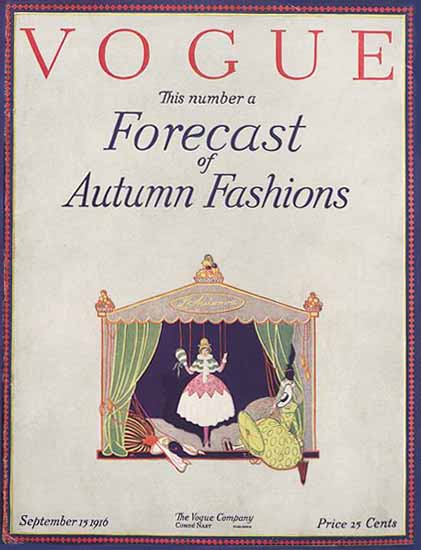 Vogue 1916-09-15 Copyright | Vogue Magazine Graphic Art Covers 1902-1958