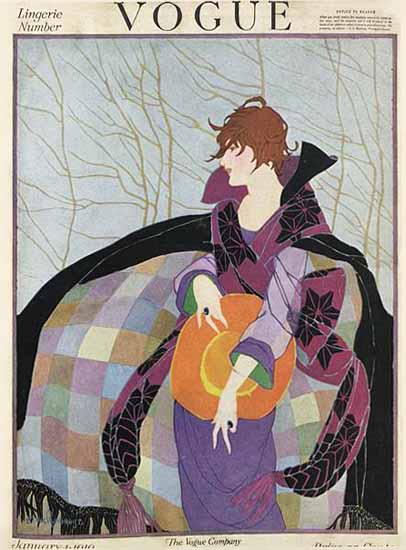 Vogue 1919-01-01 Copyright | Vogue Magazine Graphic Art Covers 1902-1958