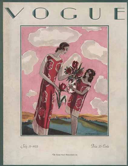 Vogue 1925-07-15 Copyright | Vogue Magazine Graphic Art Covers 1902-1958