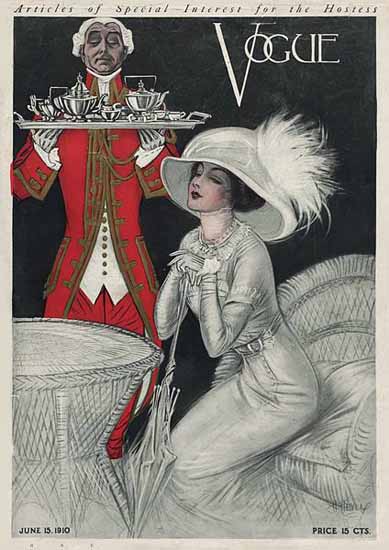 Vogue Cover 1910-06-15 Copyright | Vogue Magazine Graphic Art Covers 1902-1958