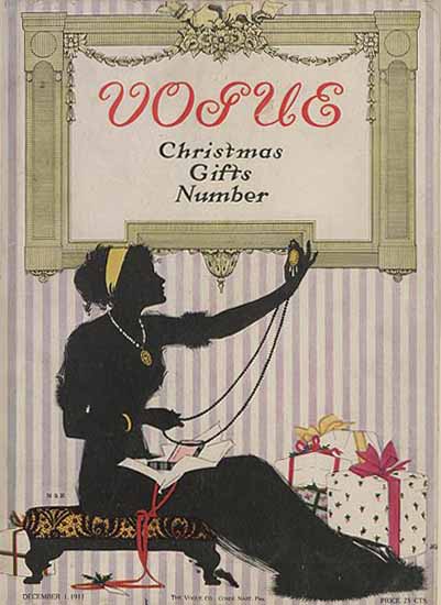 Vogue Cover 1911-12-01 Copyright | Vogue Magazine Graphic Art Covers 1902-1958