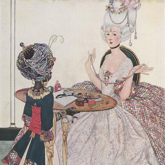 Vogue Cover 1912-12-01 Copyright crop | Best of 1891-1919 Ad and Cover Art