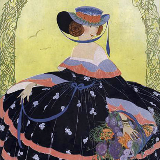 Vogue Cover 1916-06-15 Copyright crop | Best of 1891-1919 Ad and Cover Art