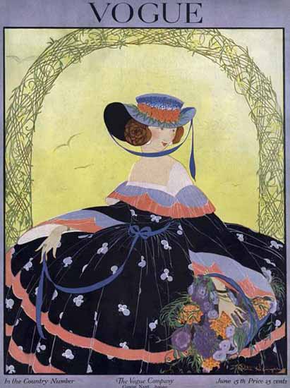 Vogue Cover 1916-06-15 Copyright | Vogue Magazine Graphic Art Covers 1902-1958