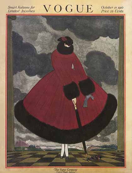 Vogue Cover 1916-10-15 Copyright | Vogue Magazine Graphic Art Covers 1902-1958