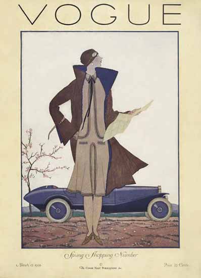 Vogue Cover 1926-03-15 Copyright | Vogue Magazine Graphic Art Covers 1902-1958