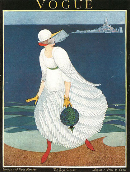 Vogue Le Mont-Saint-Michel London Paris Number | Sex Appeal Vintage Ads and Covers 1891-1970