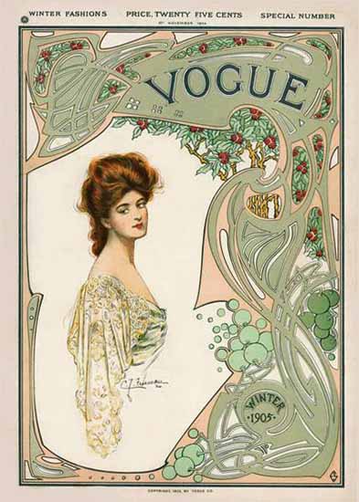 Vogue Magazine 1904-11-10 Copyright | Vogue Magazine Graphic Art Covers 1902-1958