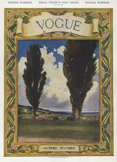 Vogue Magazine 1905-05-25 Copyright | Vogue Magazine Graphic Art Covers 1902-1958