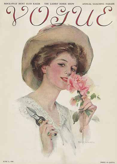 Vogue Magazine 1910-06-01 Copyright | Vogue Magazine Graphic Art Covers 1902-1958