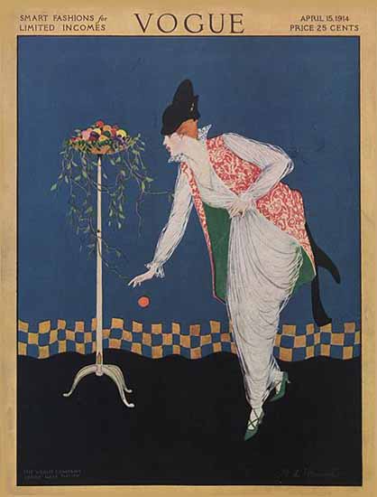 Vogue Magazine 1914-04-15 Copyright | Vogue Magazine Graphic Art Covers 1902-1958