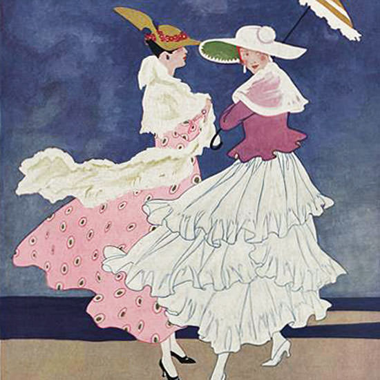 Vogue Magazine 1915-08-01 Copyright crop | Best of 1891-1919 Ad and Cover Art