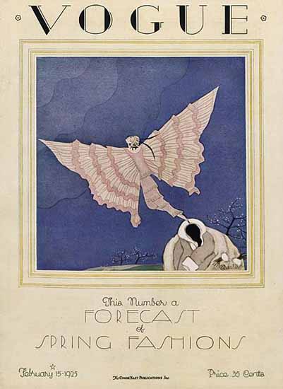 Vogue Magazine 1925-02-15 Copyright | Vogue Magazine Graphic Art Covers 1902-1958