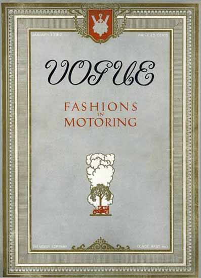 Vogue Magazine Cover 1912-01-01 Copyright | Vogue Magazine Graphic Art Covers 1902-1958