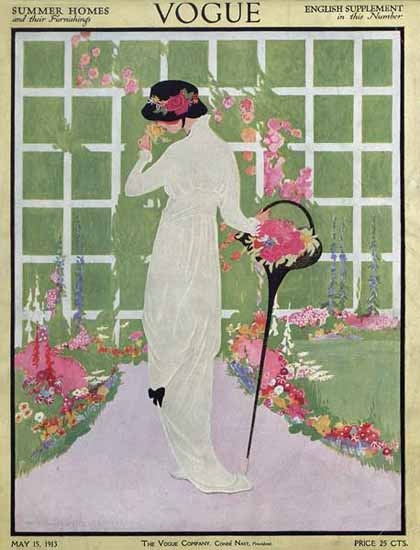 Vogue Magazine Cover 1913-05-15 Copyright | Vogue Magazine Graphic Art Covers 1902-1958