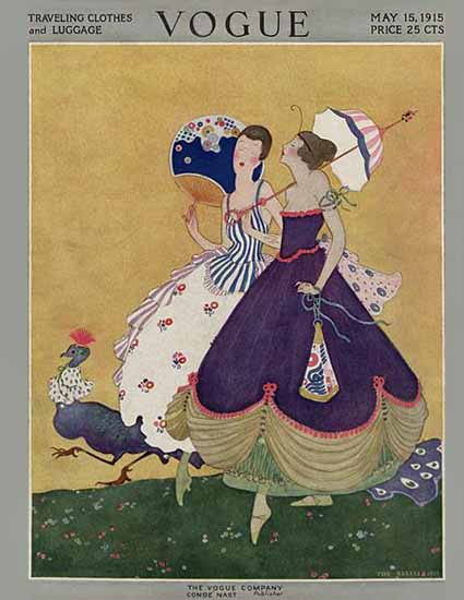 Vogue Magazine Cover 1915-05-15 Copyright | Vogue Magazine Graphic Art Covers 1902-1958