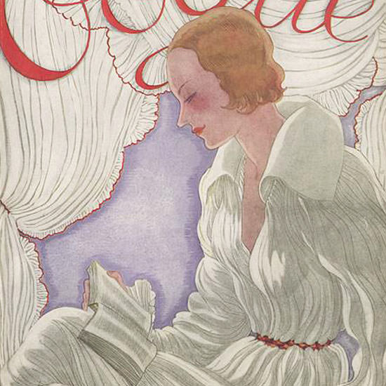 Vogue Magazine Cover 1931-05-15 Copyright crop | Best of Vintage Cover Art 1900-1970