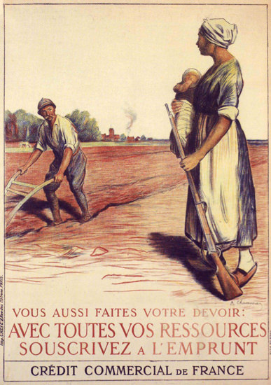 Vous Aussi Faites Votre Devoir France War Bonds | Vintage War Propaganda Posters 1891-1970