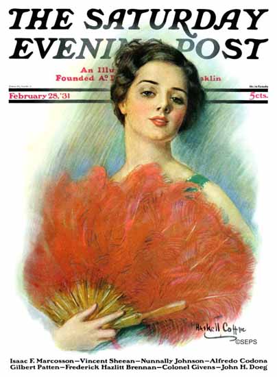 WH Coffin Cover Artist Saturday Evening Post 1931_02_28 | The Saturday Evening Post Graphic Art Covers 1931-1969