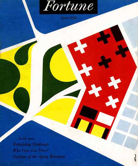 Walter Allner Fortune Magazine June 1952 Copyright | Fortune Magazine Graphic Art Covers 1930-1959