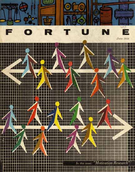 Walter Allner Fortune Magazine June 1956 Copyright | Fortune Magazine Graphic Art Covers 1930-1959