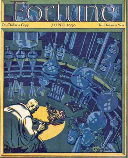 Walter Buehr Fortune Magazine June 1930 Copyright | Fortune Magazine Graphic Art Covers 1930-1959