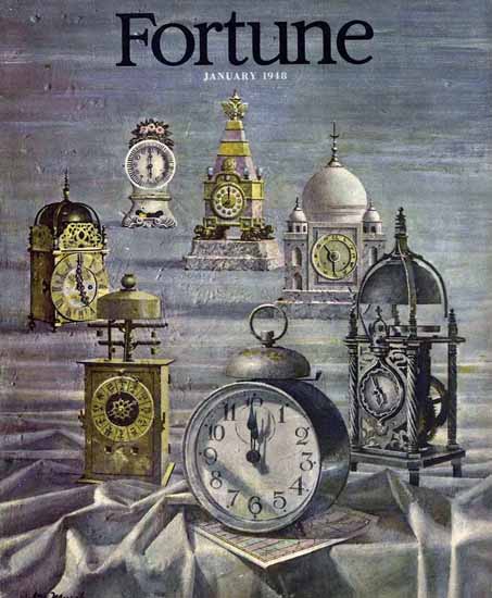 Walter Murch Fortune Magazine January 1948 Copyright | Fortune Magazine Graphic Art Covers 1930-1959