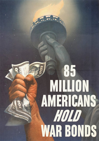 War Bonds 85 Million Americans Hold | Vintage War Propaganda Posters 1891-1970