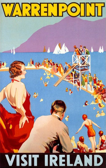 Warrenpoint Lido Visit Ireland | Sex Appeal Vintage Ads and Covers 1891-1970