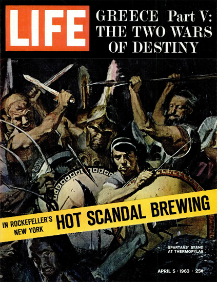 Wars of Greece Ancient World 5 Apr 1963 Copyright Life Magazine | Life Magazine Color Photo Covers 1937-1970