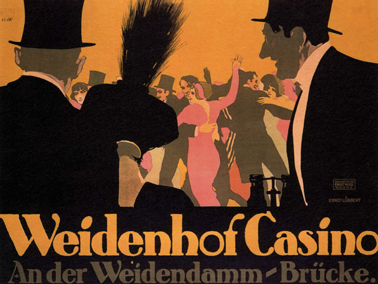 Weisenhof Casino Germany Deutschland | Vintage Ad and Cover Art 1891-1970